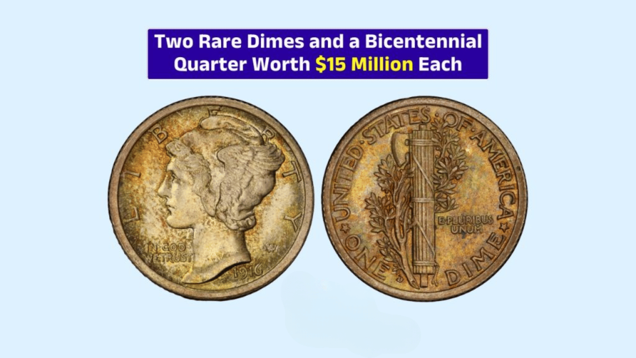 Two Rare Dimes and a Bicentennial Quarter Worth $15 Million Each – Hidden Treasures in Your Pocket